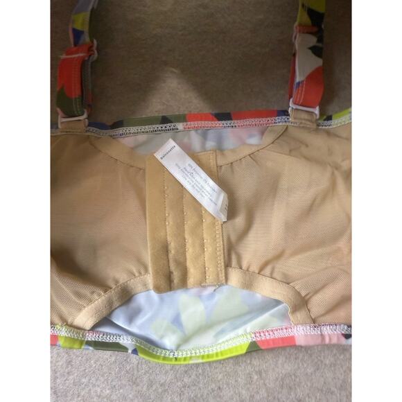 Lane Bryant Cacique Swim Lightly Lined Balconette Top 44G Underwire Floral NEW - Picture 6 of 8